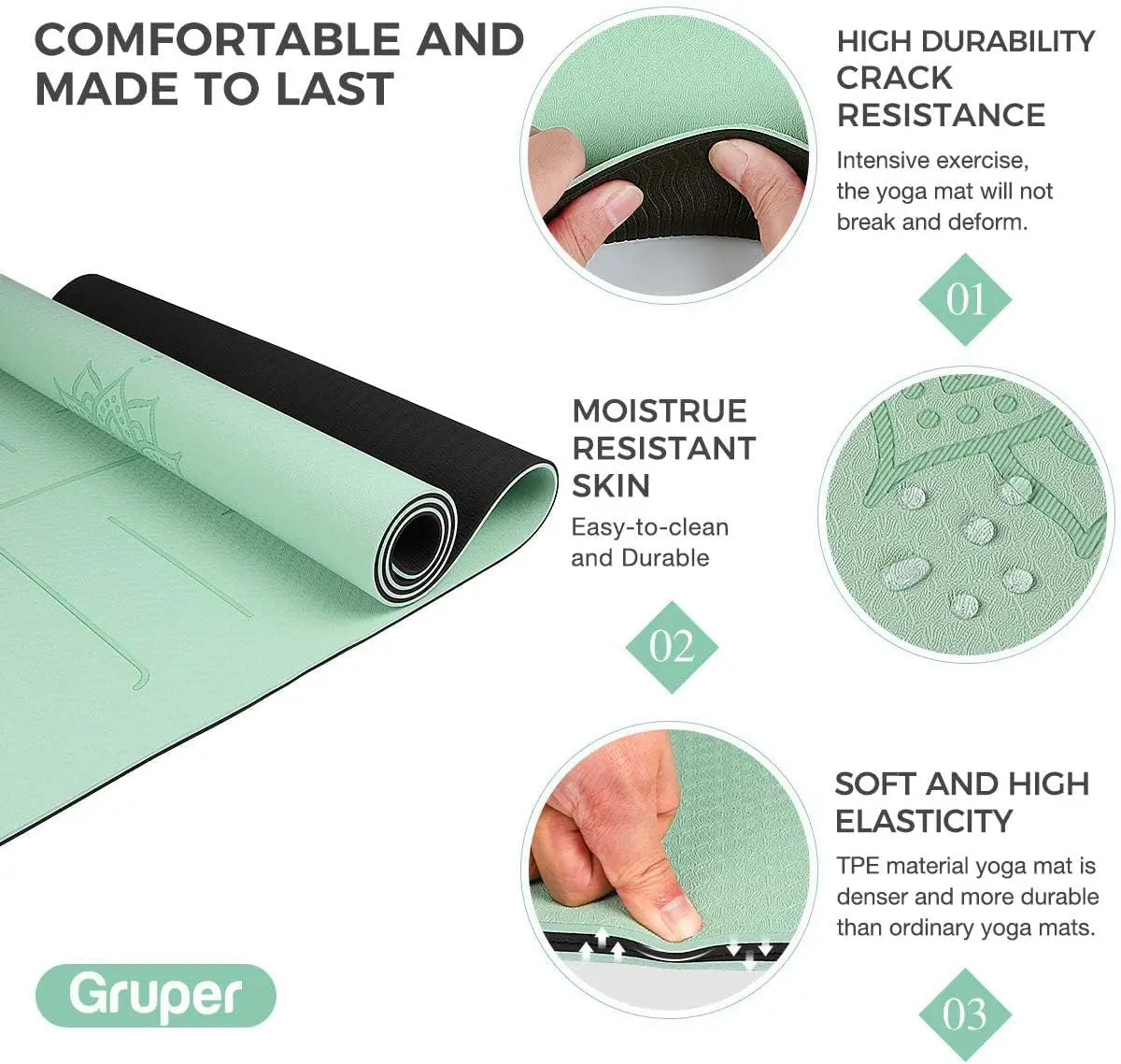 Non-slip Thick Yoga Mat