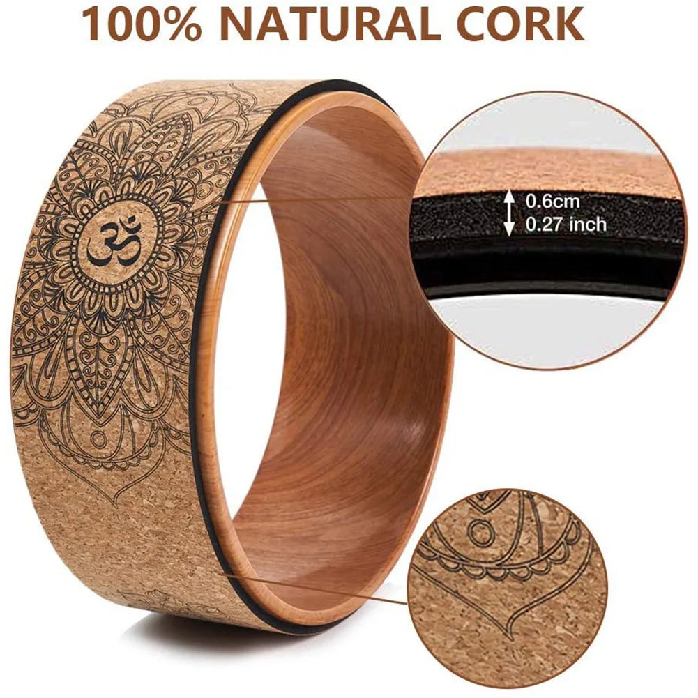 Cork Wheel for Yoga